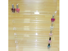 Nail Polish rack for wall with 6 shelves