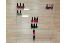 Nail Polish rack for wall with 6 shelves