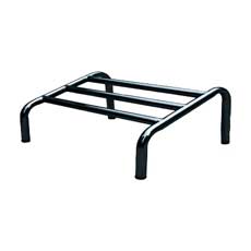 Powder coated footrest