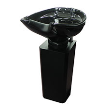 Basin on pedestal