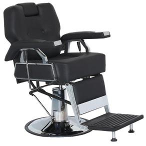 Barber chair with hydraulic height adjustment