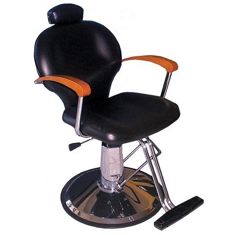Chair with hydraulic height adjustment with removable footrest