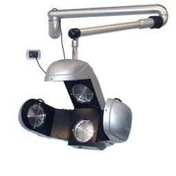 Wall mounted hair colour lamp
