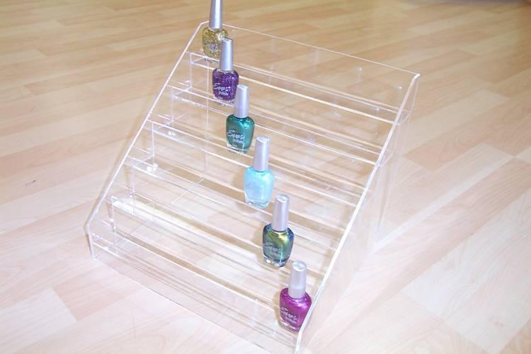 Salon Equipment acrylic Nail Polish Displays for counter or wall.
