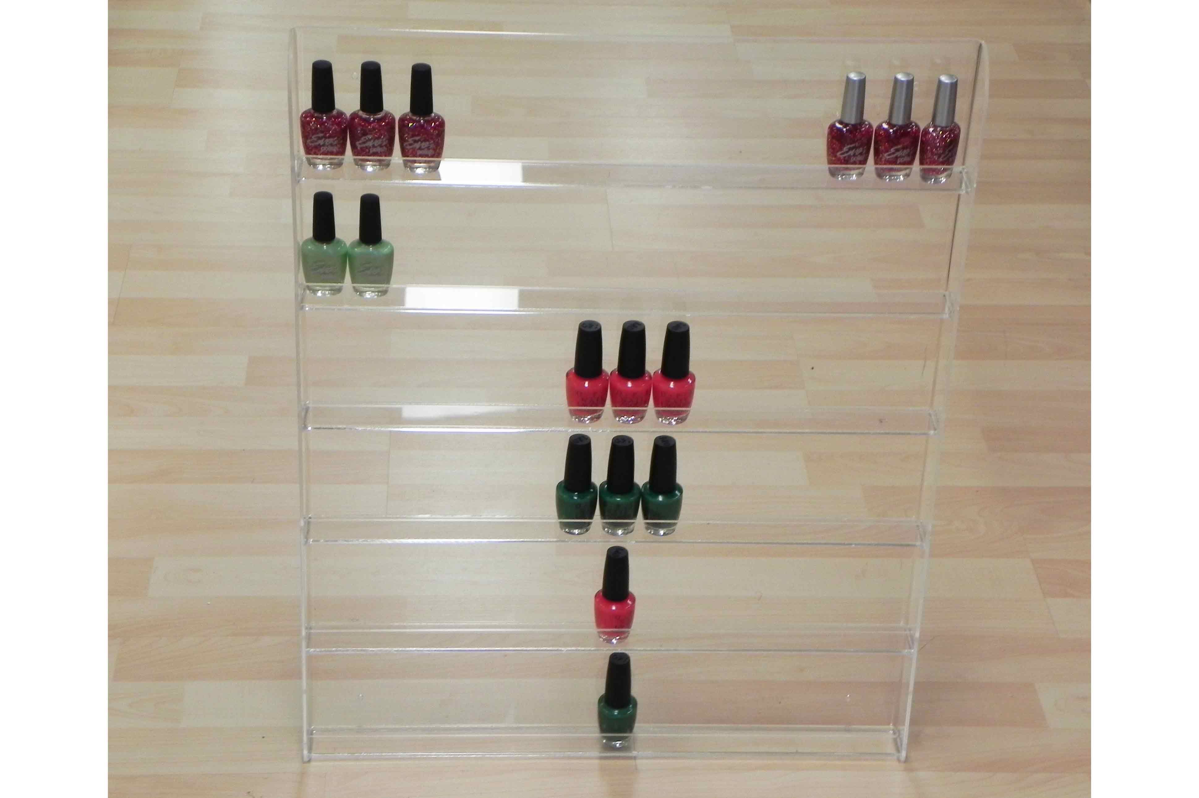 Nail polish acrylic wall rackacrylic nail designs