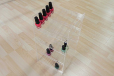 Display for counter with 4 shelves