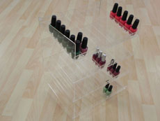 Large Nail Polish rack for counter with 4 shelves