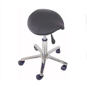 Small saddle stool with gas lift