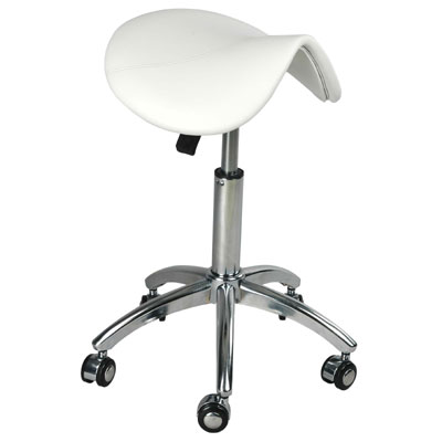 Saddle stool with gas lift