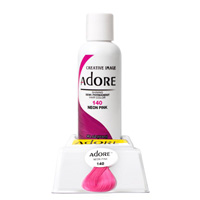 SEMI PERMANENT HAIR COLOUR  Neon Pink, 140 (Adore)