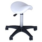 #CAPA092W White beauty salon saddle stool