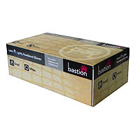 LATEX GLOVES  Lightly powdered, white, small (Bastion)