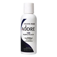 SEMI PERMANENT HAIR COLOR  Purple Black 125 (Adore)
